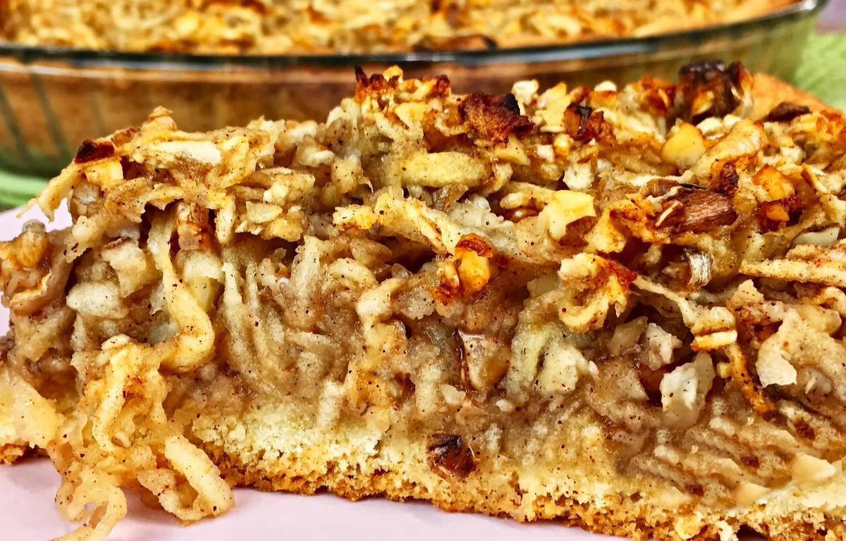 Ароматний горіховий пиріг з корицею — всіма забутий рецепт!