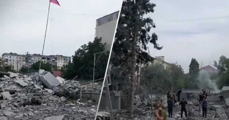 “Прилетіло” у захоплену військовими РФ будівлю СБУ: деталі вибуху на Луганщині.