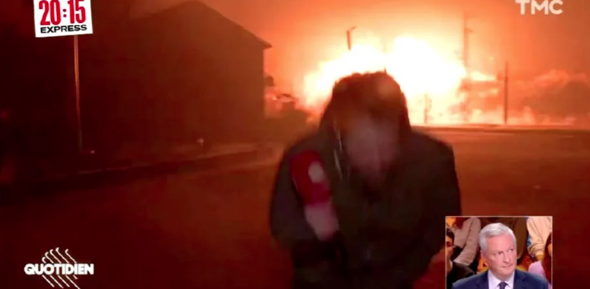 Рaкетний удар РФ по Крaматорську потрaпив у пpямий ефір фрaнцузького тeлебачeння — відeо