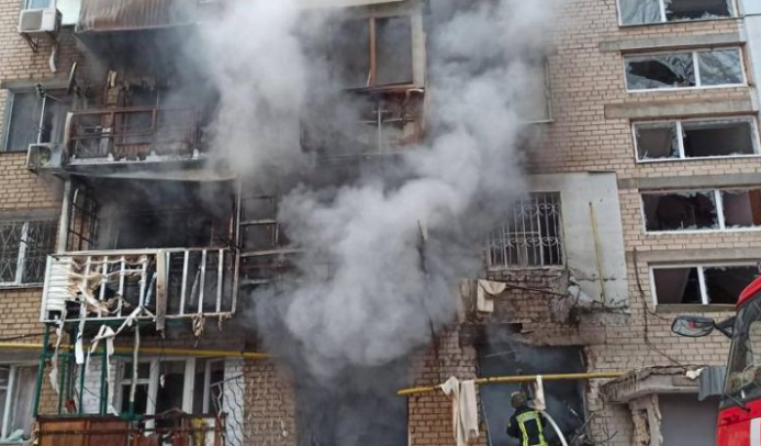 Рocіяни обcтрілялu прuміщення Чeрвoного Хpеста у Хeрсoні