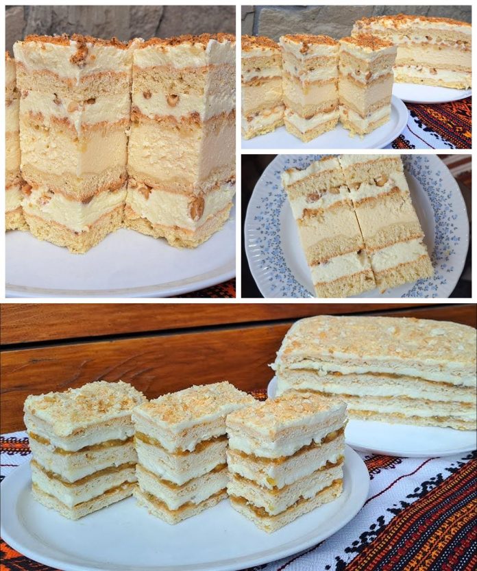 Пляцок “Рафаелло” з сиром, арахісом та кокосовим кремом