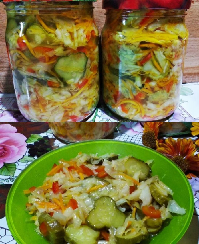 Капуста по-корейськи з огірками на зиму. Салат з «вогником» – Готується капуста по-корейськи просто