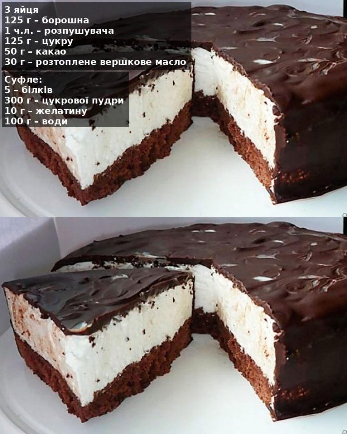 Швидкий торт «Пташине молоко» для гурманів