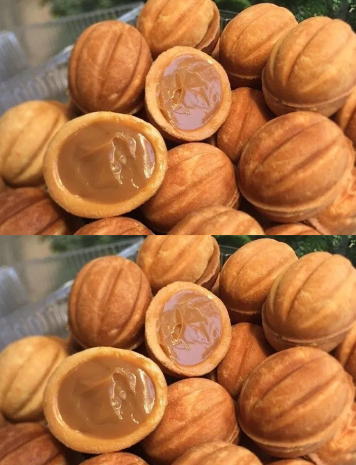 Горішки зі згущонкою (тісто зі смальцем). Дуже крихкі і тануть у роті!