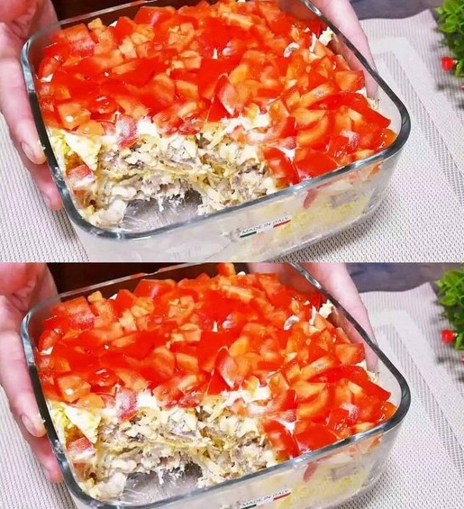 Дуже смачний курячuй салат! Не можу зупuнuтuсь, так смачно!