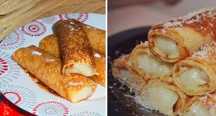 Рецепт по приготуванню «Неймовірних» млинців із заварним кремом. Смакота!