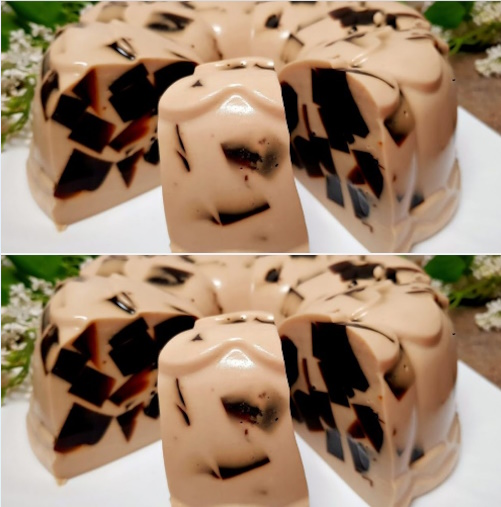 Желейний десерт з кавою. Чудо-торт без випічки!