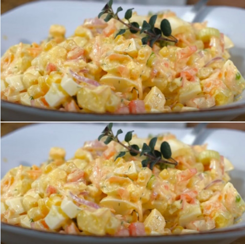 Смачний та оригінальний: простий салат з яйцями та овочами