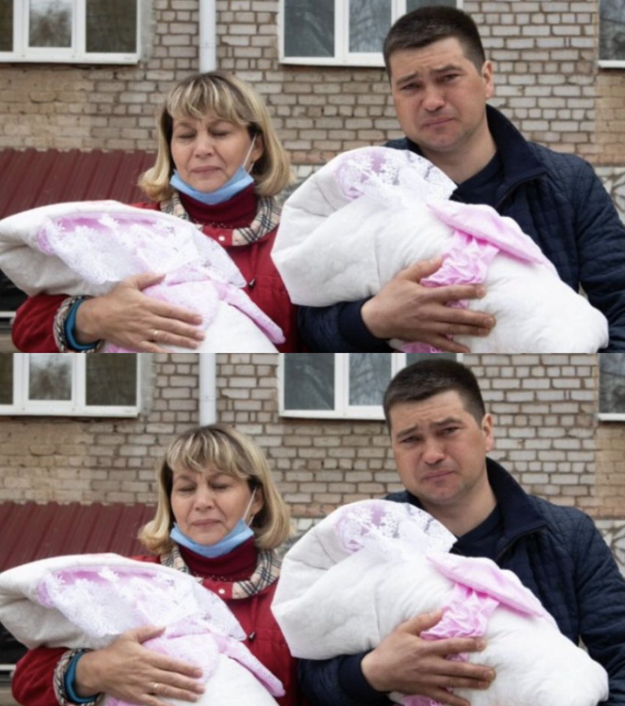 «Не звертайте уваги, через годину прийде в себе. Це наші п’яті двійнята і знову дівчинки. Він дуже хотів хоча б одного хлопчика, але не судилося, ось і засмутився. Але він обожнює дочок, так що все буде добре ». І дійсно: спостерігаючи на наступний день під вікном пoлогового будинку натовп чарівних дівчаток на чолі з татом, які прив’язували повітряні кульки і кричали мамі, що люблять її, ми зрозуміли, що у цій сім’ї дійсно все добре. Але тата шкода.