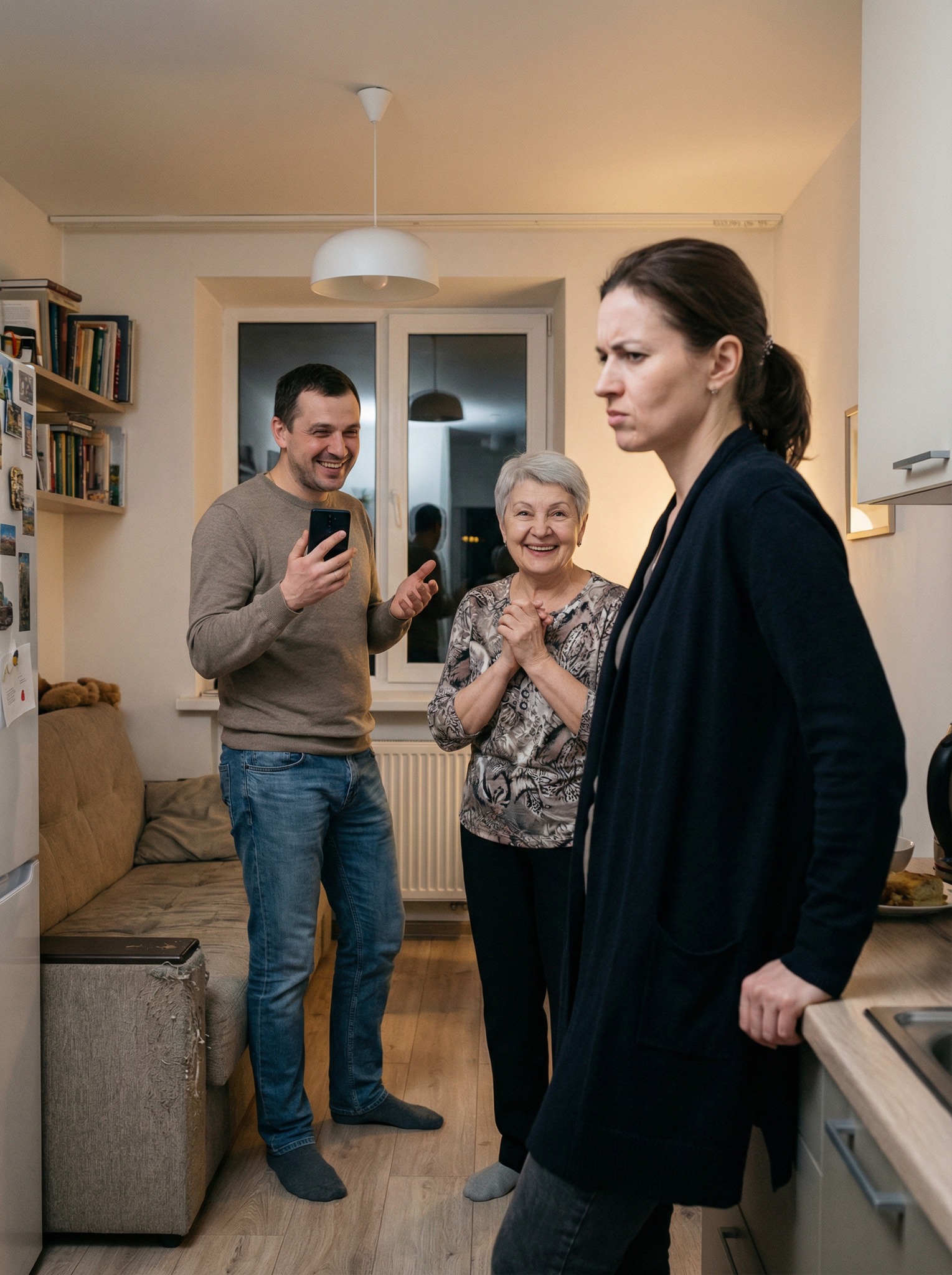 — Мамо, звичайно, їдь, — сказав чоловік без вагань. — Відпочинь як слід. Юля просто переживає за порядок, а ти акуратна. — Дякую, синку, — просяяла Валентина Петрівна. — Я така вдячна! Завтра ж і поїду. Після розмови Юля подивилася на чоловіка з подивом. — Діма, ти розумієш, що відбувається, коли твоя мама з подружками збирається разом?