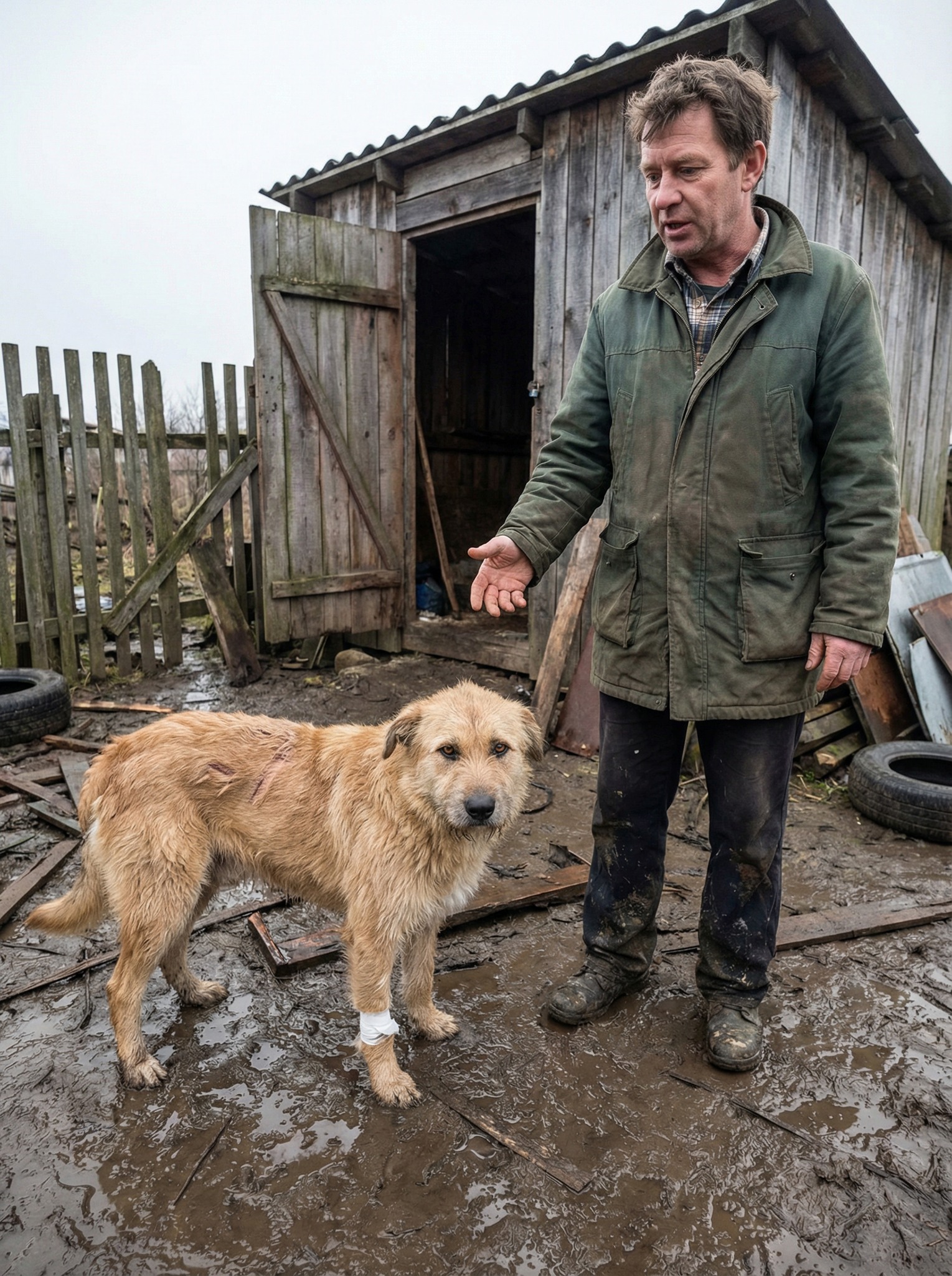 — Це вже не твій пес. Тепер його звати Бродяга, і я його не віддам. Ти навіть не уявляєш, через що він пройшов! Я його витягувала з того світу, він ледь не пoмер у мене на руках!