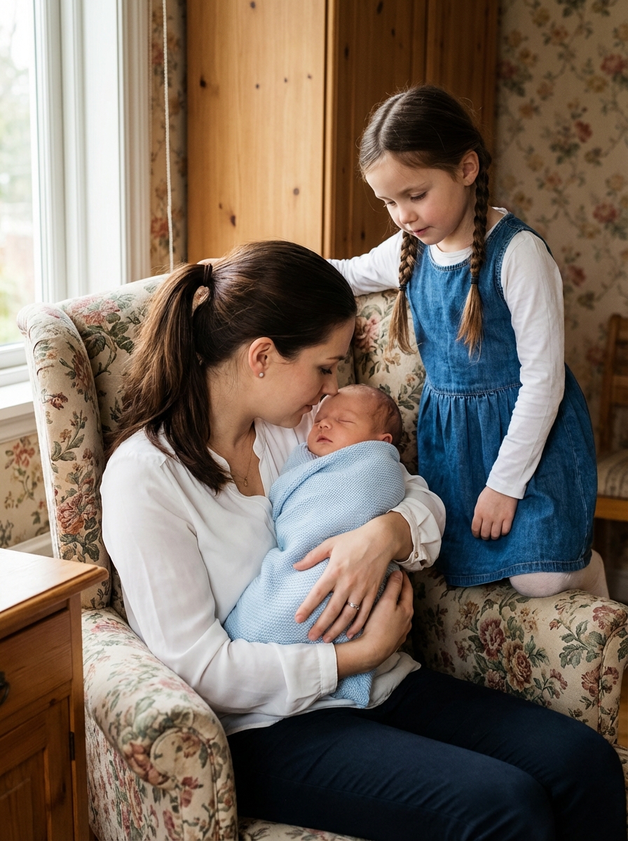 “– Як раніше вже не буде. Я тепер весь час маю бути з дитиною, розумієш? Адже ти вже велика дівчинка, пограй сама, а мультики я тобі включу по телевізору. І не галасуй так, дитину розбудиш!
