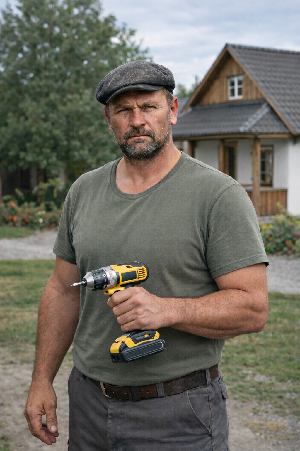 Але життя — це хитра річ. Воно має звичку зводити людей там, де вони найменше цього очікують. Одного разу, посеред липня, коли спека стояла така, що повітря тремтіло над землею, батько Олени вирішив перекрити дах літньої кухні. Старі крокви прогнили, і без чоловічої руки було не обійтися. — Назаре! — гукнув сусід через паркан. — Виручай, синку! Допоможи дошки підняти, сам не впораюсь, а в самого спина відмовляє. Назар не міг відмовити. Це було проти його правил. Він мовчки пройшов до них, не дивлячись у бік Олени, яка саме розвішувала білизну. Він працював без упину, його сорочка відразу стала мокрою від поту, а м’язи на руках ходили під шкірою, як перекотиполе. Він був зосереджений на кожному цвяху, на кожній дошці. — Тримай, Назаре, води, — почувся поруч лагідний голос Олени. Він обернувся. Вона стояла з глечиком холодної води, її волосся вибилося з-під хустки, а на щоках грали сонячні зайчики. Він відчув, як у нього пересохло в горлі не від спеки, а від її близькості. — Дякую, — буркнув він, ледь торкнувшись пальцями її рук, і цей дотик обпік його сильніше за липневе сонце