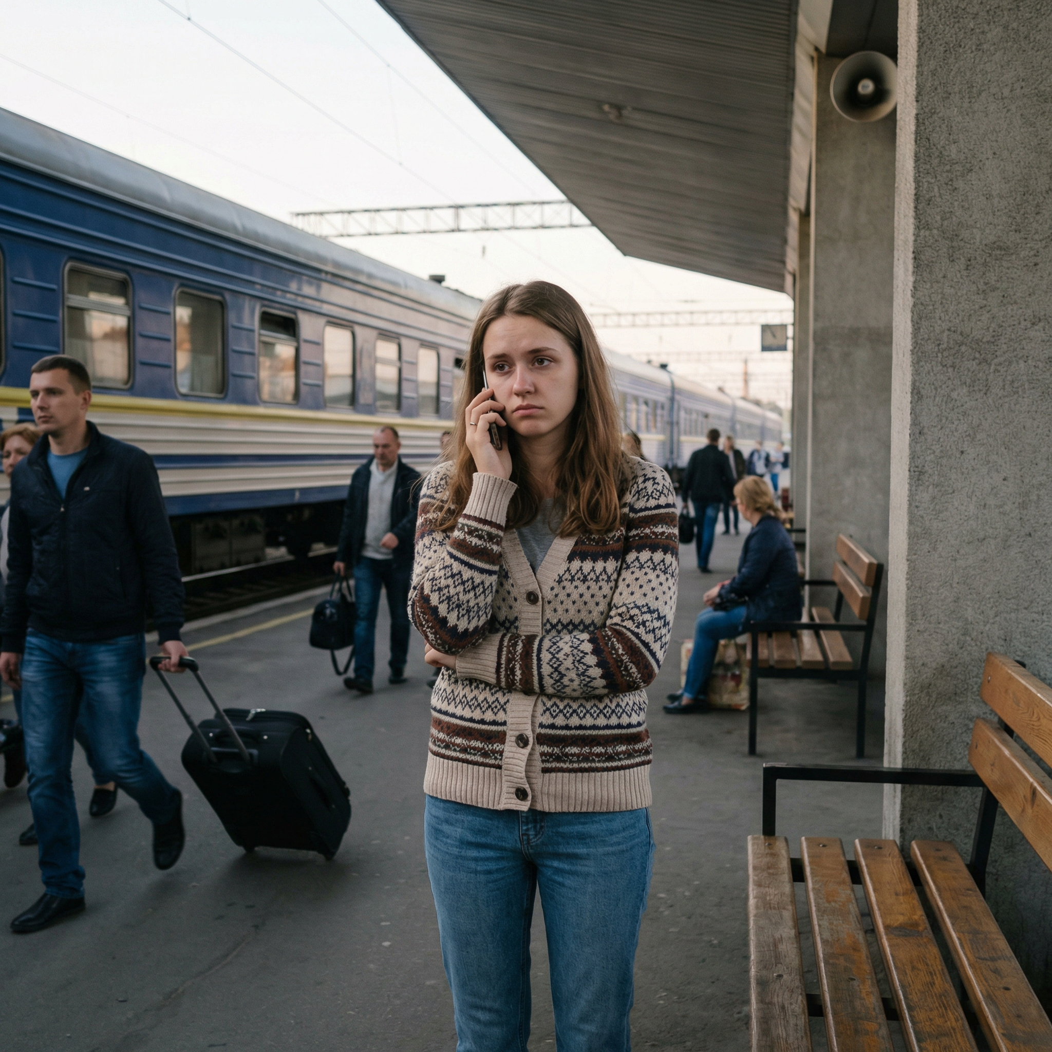 Ірина вийшла з вагона поїзда і озирнулась на всі боки. Її чоловіка Олега ніде не було. Ніхто її не зустрічав… – Ну не перетрудився б, – подумала вона. – Міг би й приїхати на вокзал! Ірина дістала з сумочки телефон і набрала чоловіка. Але Олег чомусь не відповідав… Ірина зітхнула, взяла свою валізу і поїхала додому. Вона відкрила двері своїм ключем і застигла від здивування. В коридорі на поличці не було чоловічого взуття! Ірина здивовано зайшла в кімнату і раптом побачила на столику записку. Вона прочитала її і аж присіла від несподіванки