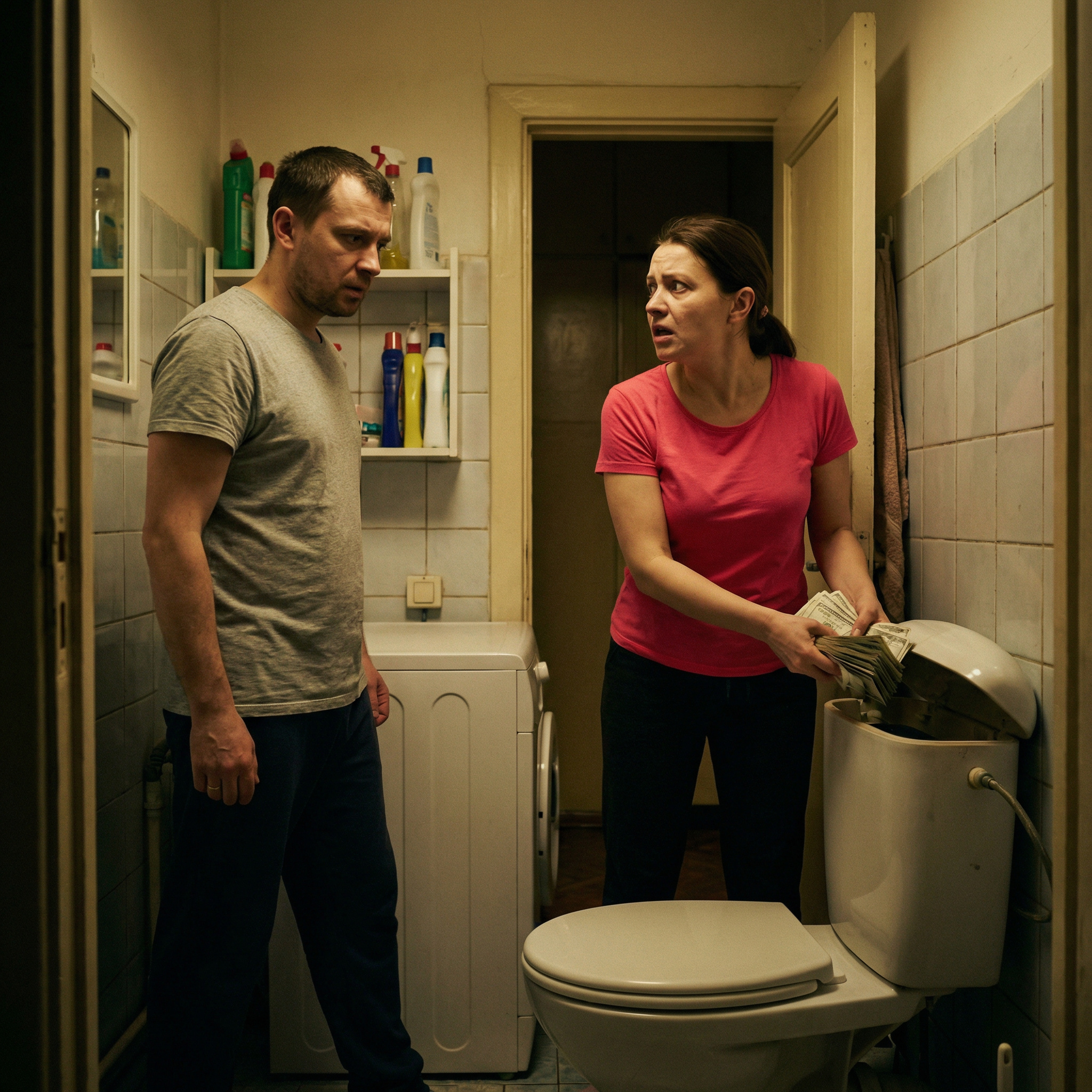 Андрію! Це що таке, я тебе питаю? — голос Олени, дружини, тремтів від люті. — Я лізла дістати ароматизатор, який впав за бачок, а витягла оце! Тут гроші, Андрію! Величезна купа грошей! Вона розірвала пакет прямо перед його обличчям. На килим полетіли вогкі купюри. П’ятсот, тисяча, двісті. Справжній дощ із паперових сподівань. — Я відкладав, — ледь чутно промовив він, відчуваючи себе школярем, якого спіймали з чимось недобрим за школою. — Відкладав?! — Олена мало не задихнулася. — Тут майже триста тисяч! У туалеті! Ти що, щось від мене приховуєш? Чи, може, у тебе десь на лівому березі друга сім’я підростає, якій аліменти треба готувати? — Та яка сім’я, Олено, схаменися! Ти ж знаєш, де я працюю! — Все, Андрію, я набираю свою матір, ти геть палицю перегнув! — крикнула дружина і стала набирати номер тещі. Андрій зблід