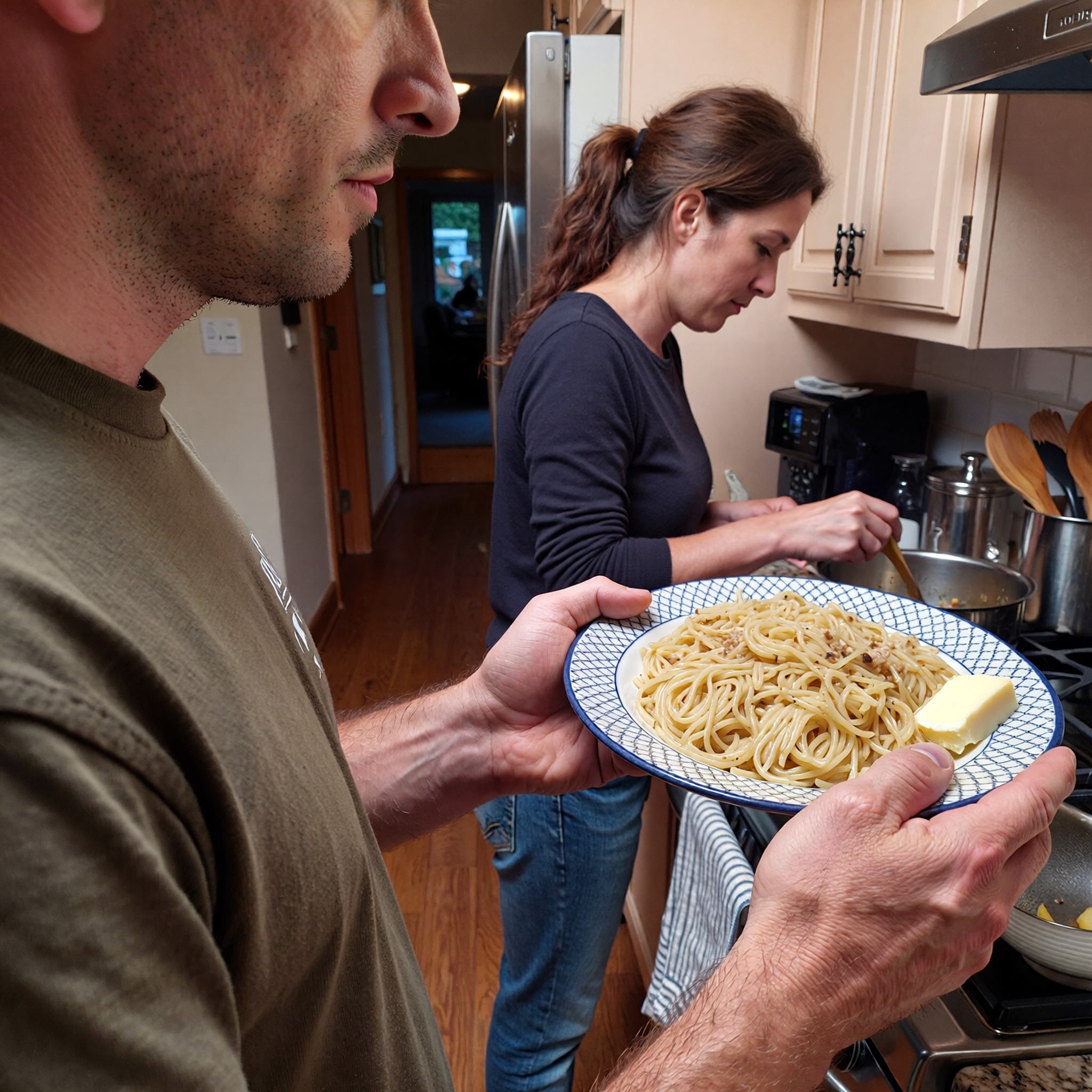 – Олю, ну що це за вечеря така? – Третій день поспіль одне й те саме! Ти що, готувати розучилася? Мама має рацію, молоді дружини зовсім лінуються…Я повільно повернулася від плити…