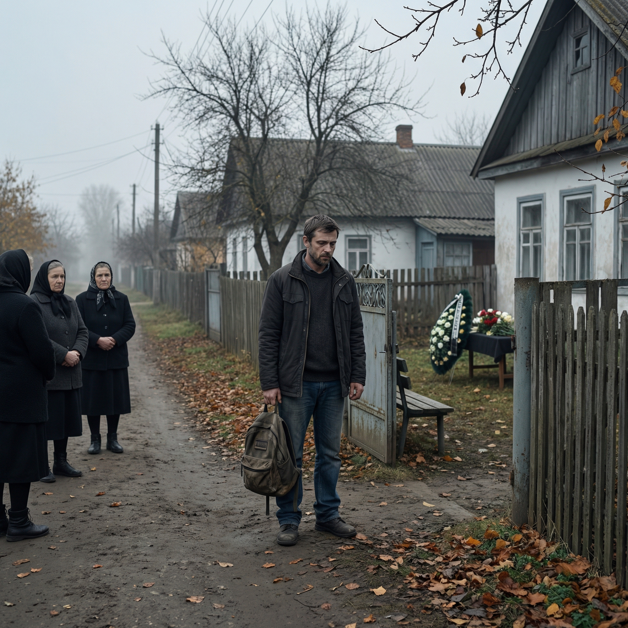 У Сергія не стало сестри. Поїхав чоловік в село її ховати. Тамара, дружина Сергія, залишилася вдома – здоров’я не дозволяло. Тамара знала, що чоловік сьогодні повернеться, наперед все приготуваоа. Поклала у тарілки м’ятої картоплі, котлети. Сергій зайов на кухню. – Якраз до вечері встиг, – сказала Тамара. Сергій мовчав, і якось дивно дивився на дружину. – Що сталося, – здивувалася Тамара. – Я приїхав не сам, – раптом сказав чоловік. – Як не сам? А з ким? – здивувалася дружина