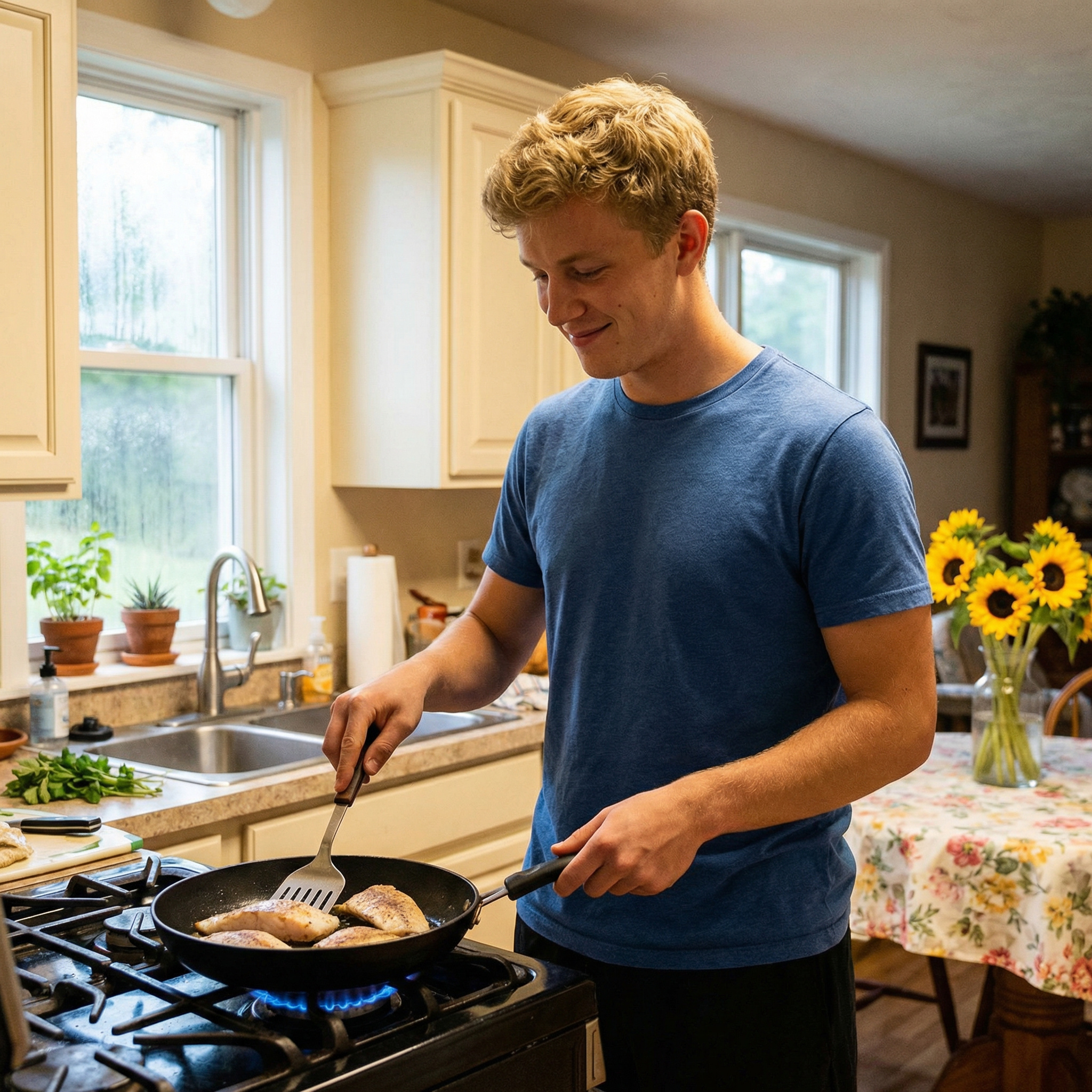 – Андрій, я рибу купила, – з порогу заявила Наталя чоловікові, – приготуєш? Ти так добре, акуратно чистиш її і смажиш із такою апетитною скоринкою: я так не вмію.